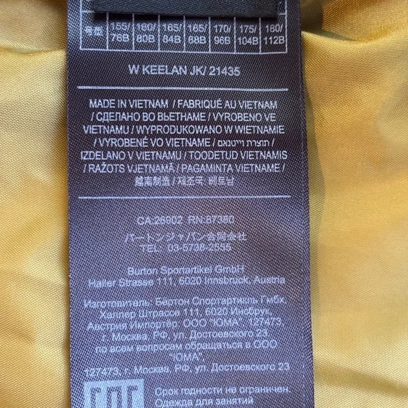 Burton Women's Keelan Ski‎ Winter Jacket Olive Green/Rose Size XS - Picture 9 of 13